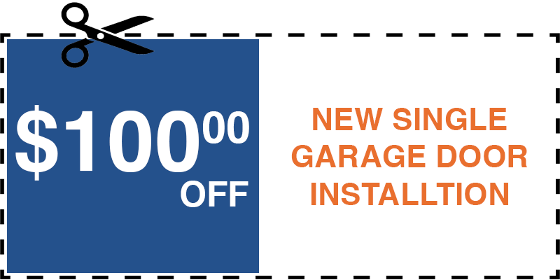 100 off garage door repair Plainview