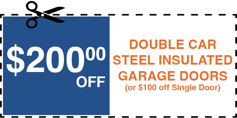 200 off garage door repair Plainview