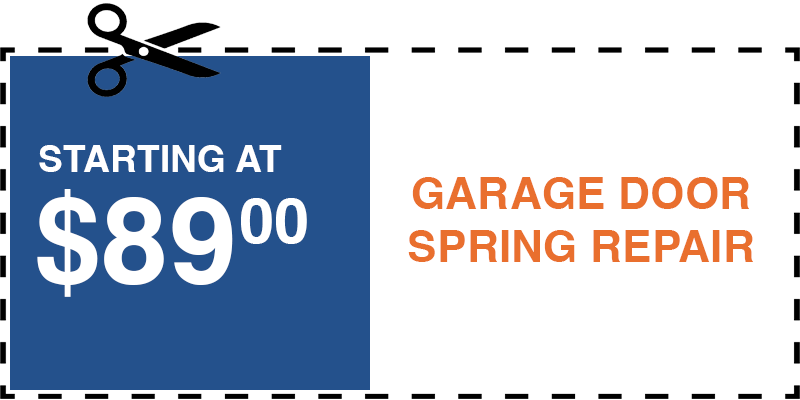 89 garage door SPRING repair Plainview