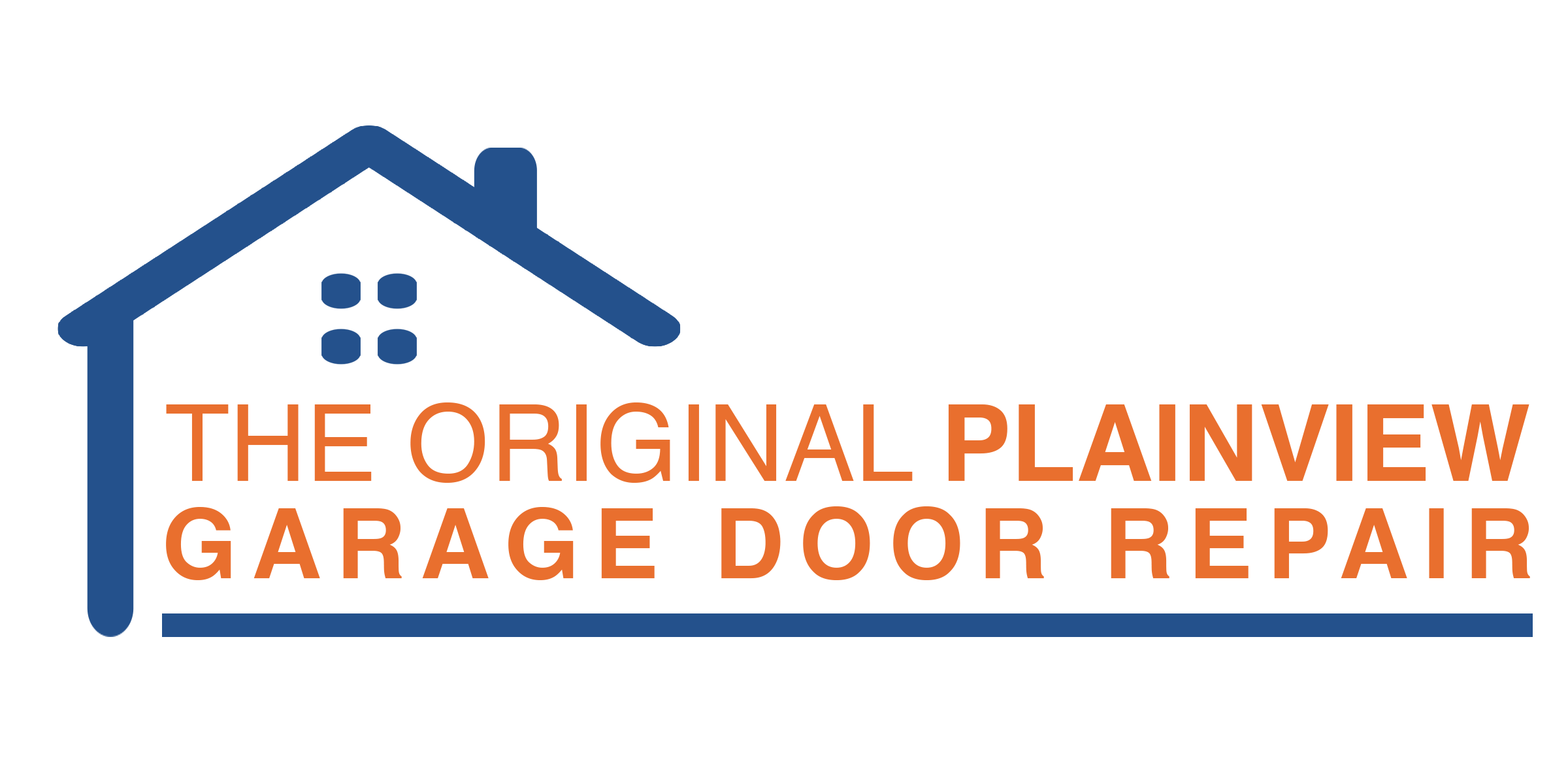 the original garage door repair Plainview logo